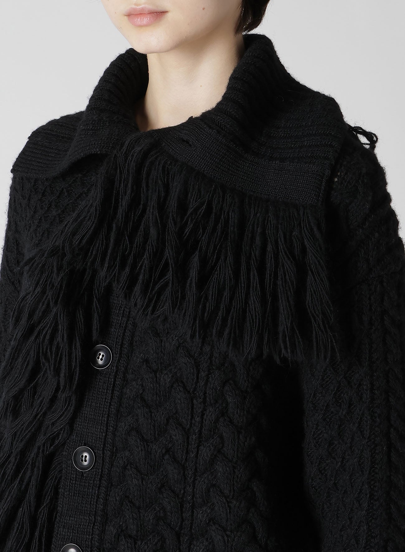 Stylish Cable Knit Fringe Cardigan for Women - Cozy Winter Sweater | Perfect for Casual Outfits, Office Wear & Layering