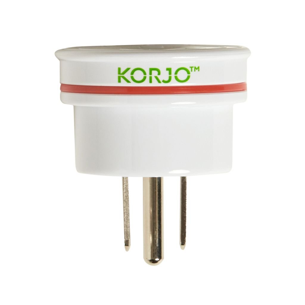 Korjo USA Travel Adapter - Universal All-in-One Power Plug Converter for International Travel - Perfect for Laptops, Phones & Devices in Hotels, Airports & Abroad
