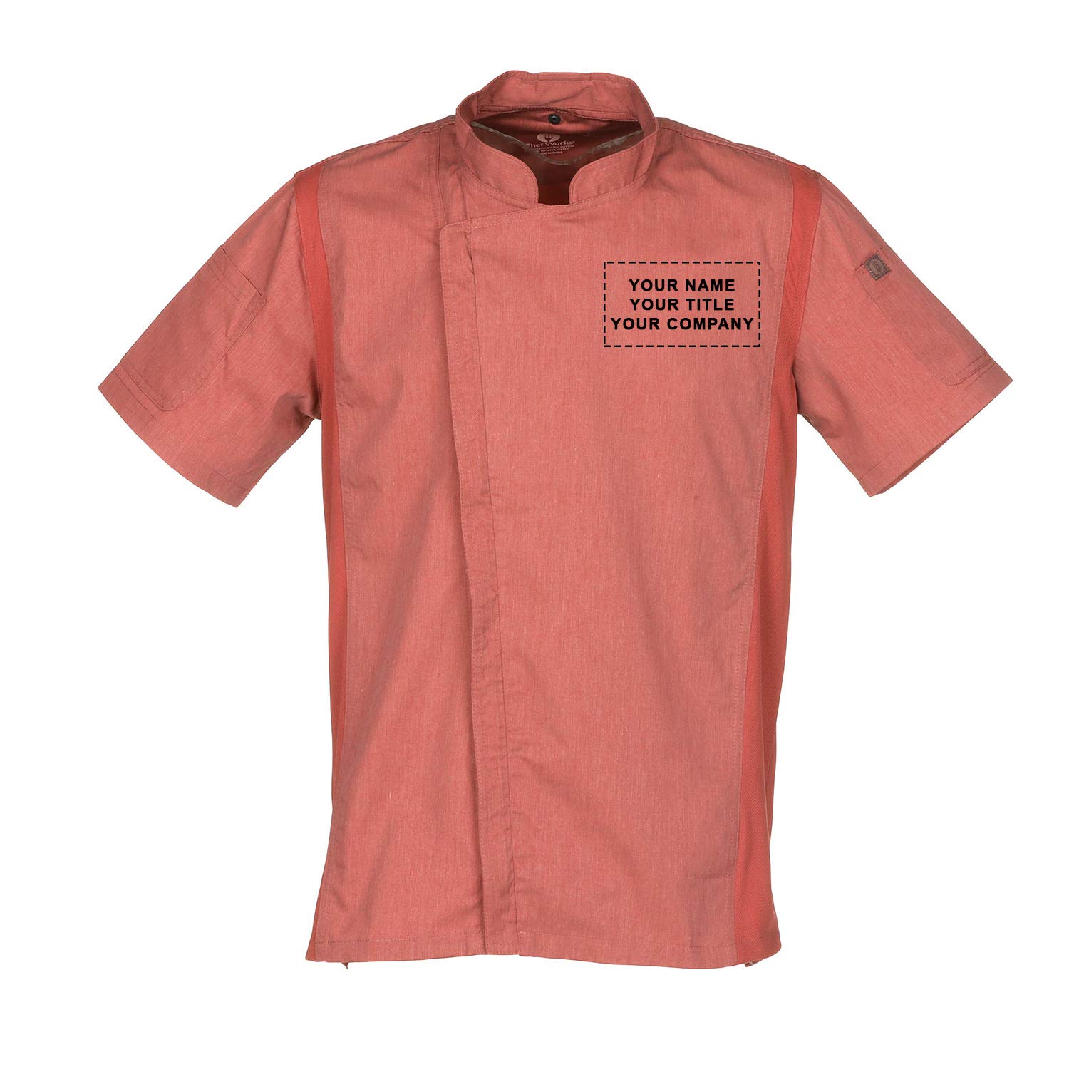 Chef Works Custom Personalized Men's Springfield Chef Coat - Professional Kitchen Apparel for Chefs & Culinary Students