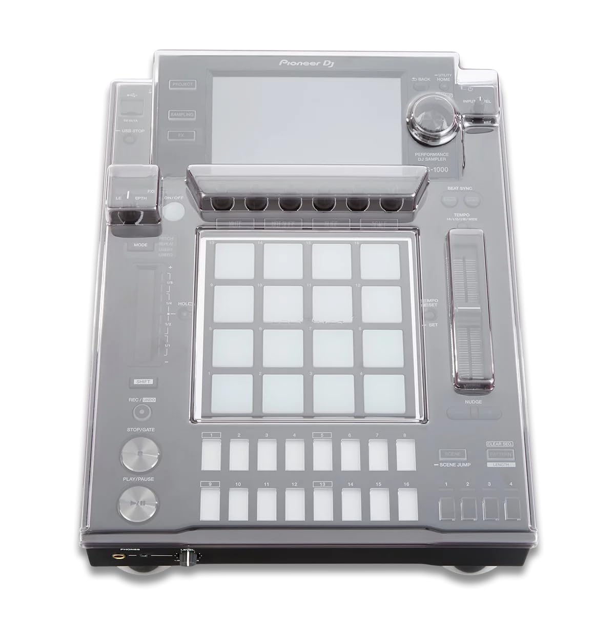 Decksaver Pioneer DJS-1000 DJ Controller Dustproof & Impact Resistant Protective Cover - Perfect for Studio, Live Performances & Travel