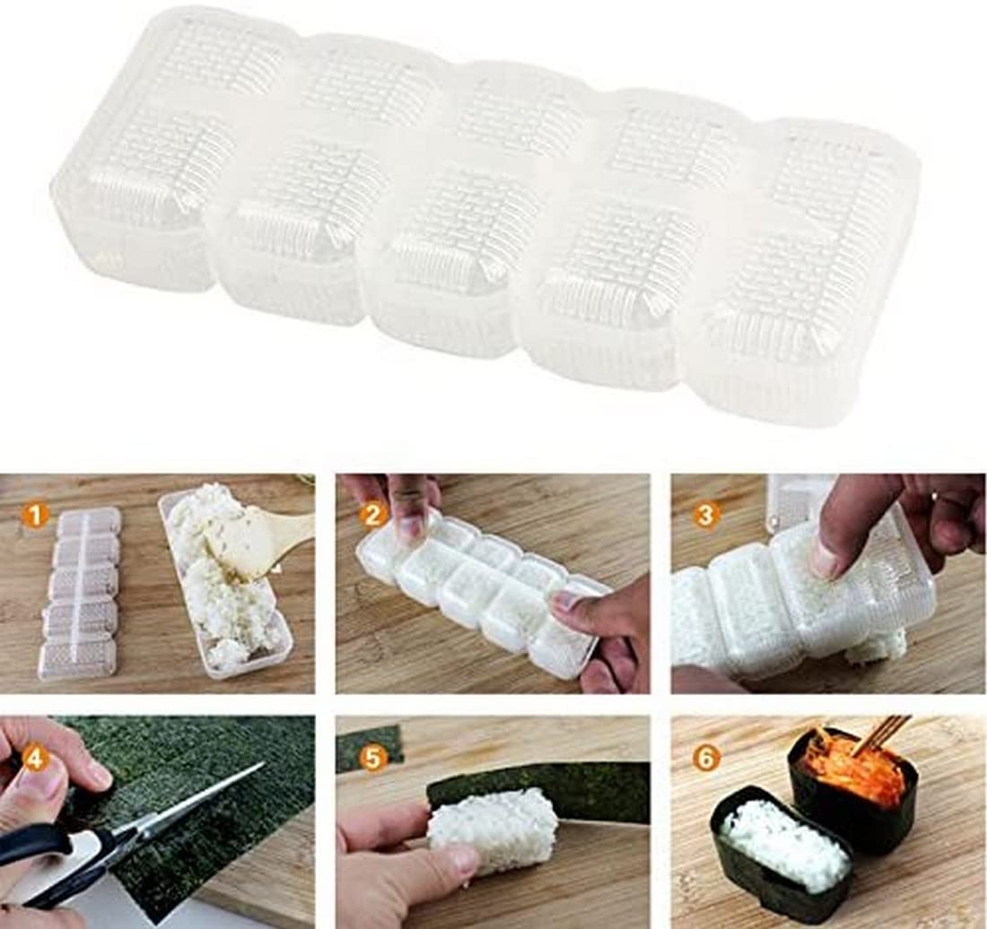 Premium Japanese Sushi Press Nigiri Maker - Authentic Rice Ball Mold & Sushi Mold Press - Made in Japan - Perfect for Home Sushi Making, Bento Boxes & Party Platters
