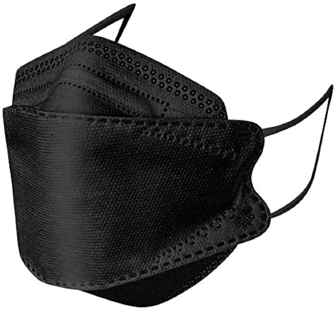 50/100 Pack KF94 Face Masks for Adults - 3D Design, 4-Layer Protection, Disposable White Masks - Ideal for Daily Commute, Office Work & Public Safety