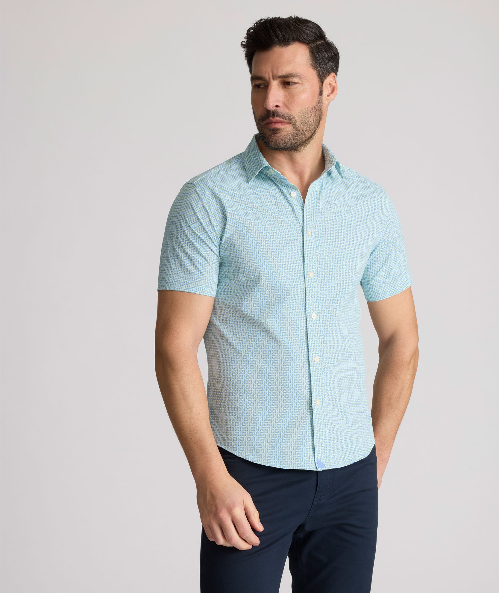 High-Performance Short Sleeve Shirt for Men - Moisture Wicking & Breathable Activewear - Perfect for Running, Gym & Outdoor Sports