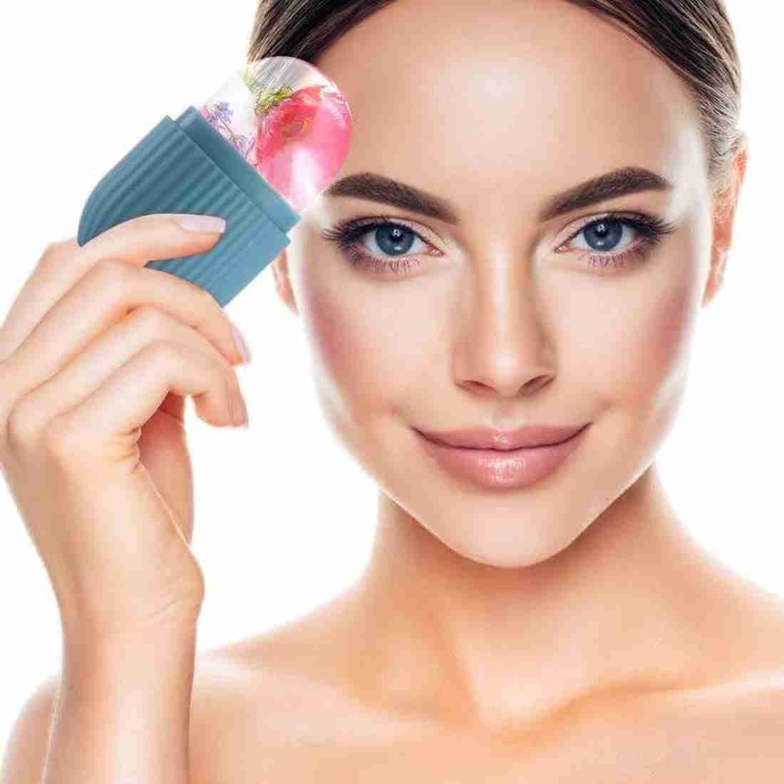 Reusable Silicone Ice Eye & Neck Mask - Reduce Puffiness, Dark Circles & Migraine Pain | Natural Skincare & Massage Therapy | Perfect for Relaxation, Travel & Post-Workout Recovery