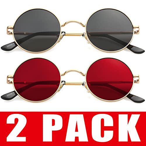 Two-pack (Gold/Black + Gold/Red)