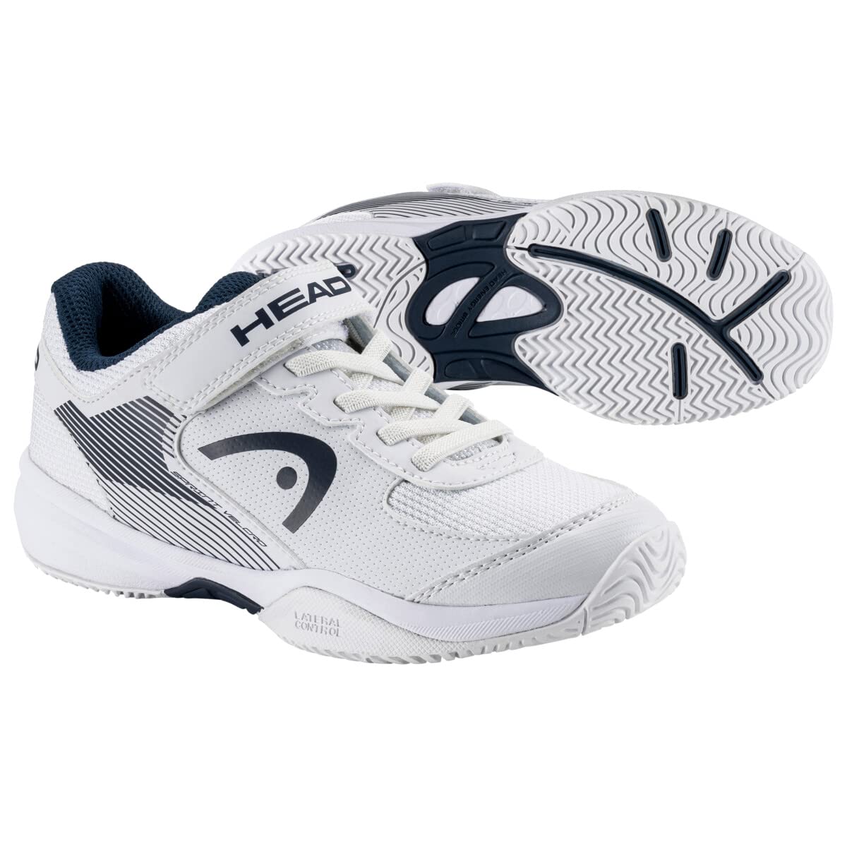 HEAD Unisex Kids Sprint Velcro Sneakers - Lightweight Comfortable Athletic Shoes for Boys & Girls - Perfect for Running, School & Everyday Wear