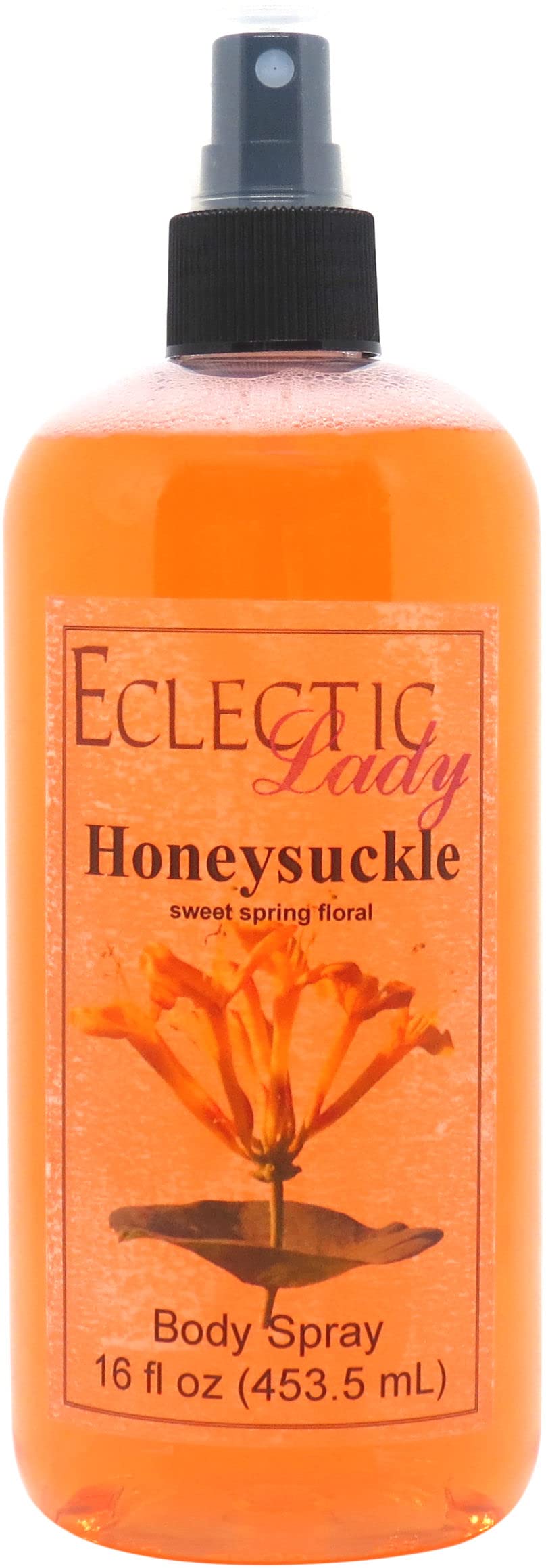 Eclectic Lady Honeysuckle Body Spray - 16 oz Floral Perfume Mist for Women | Long-Lasting Fragrance for Daily Wear, Date Nights & Special Occasions