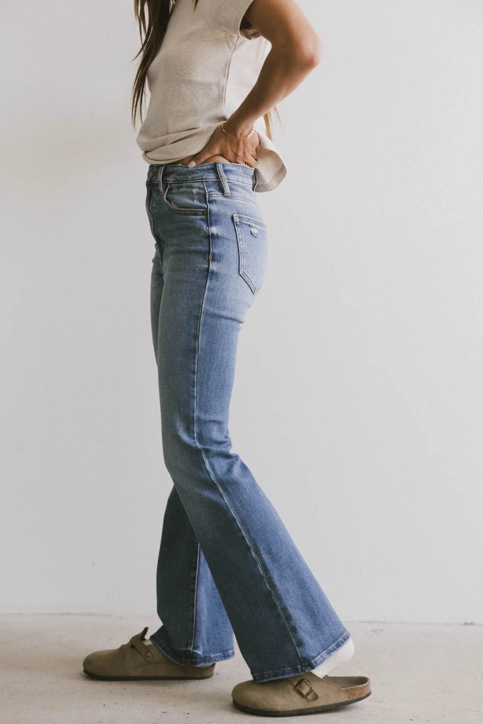 Jessica Women's Bootcut Denim Jeans - Stretchy Comfort Fit for Casual & Work Wear - FINAL SALE