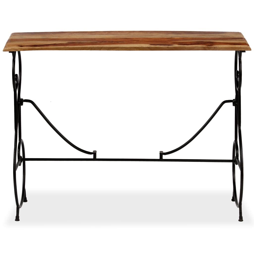Solid Sheesham Wood Console Table - 39.4