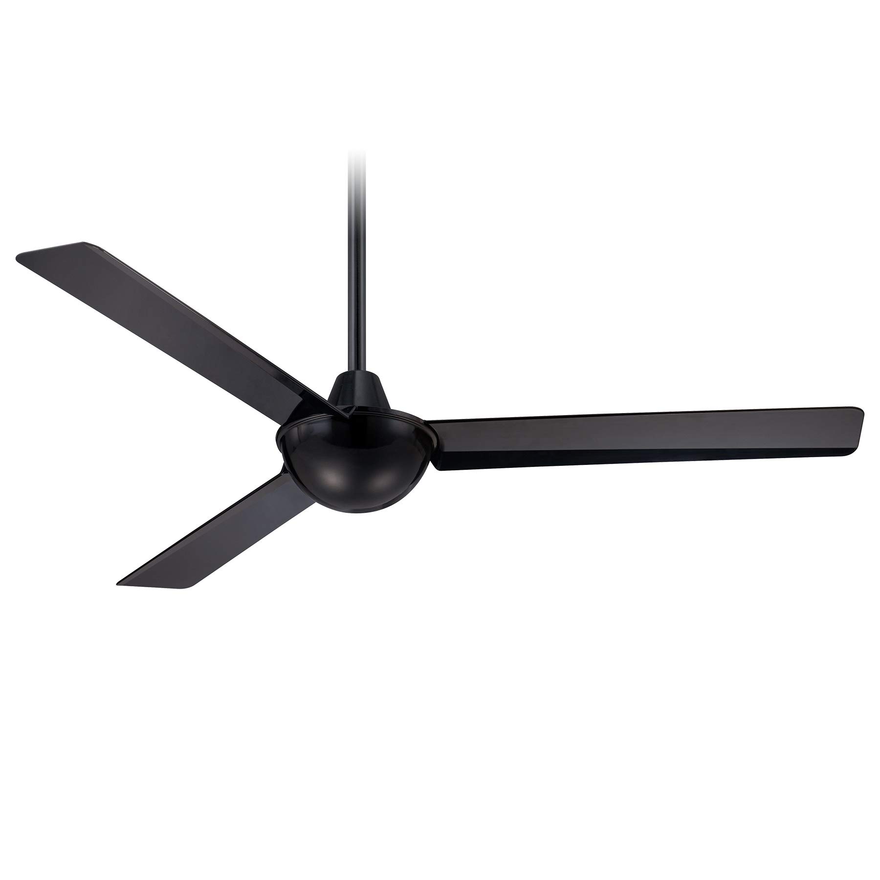 Minka-Aire F833-BK Kewl 52 Inch 3 Blade Ceiling Fan with Remote Control - Black Finish - Energy Efficient Quiet Motor - Perfect for Living Room, Bedroom, or Outdoor Covered Patio