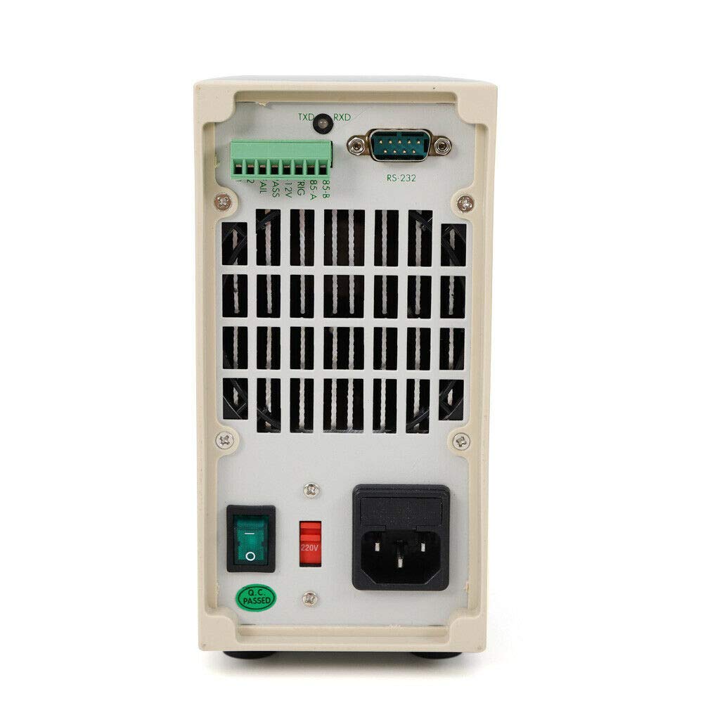 High-Precision Single Channel DC Electronic Load Tester - 150V 40A 400W Battery Capacity Analyzer with RS485/232 Interface (US Plug) - Perfect for Lithium Battery Testing, Power Supply Evaluation & Lab Research