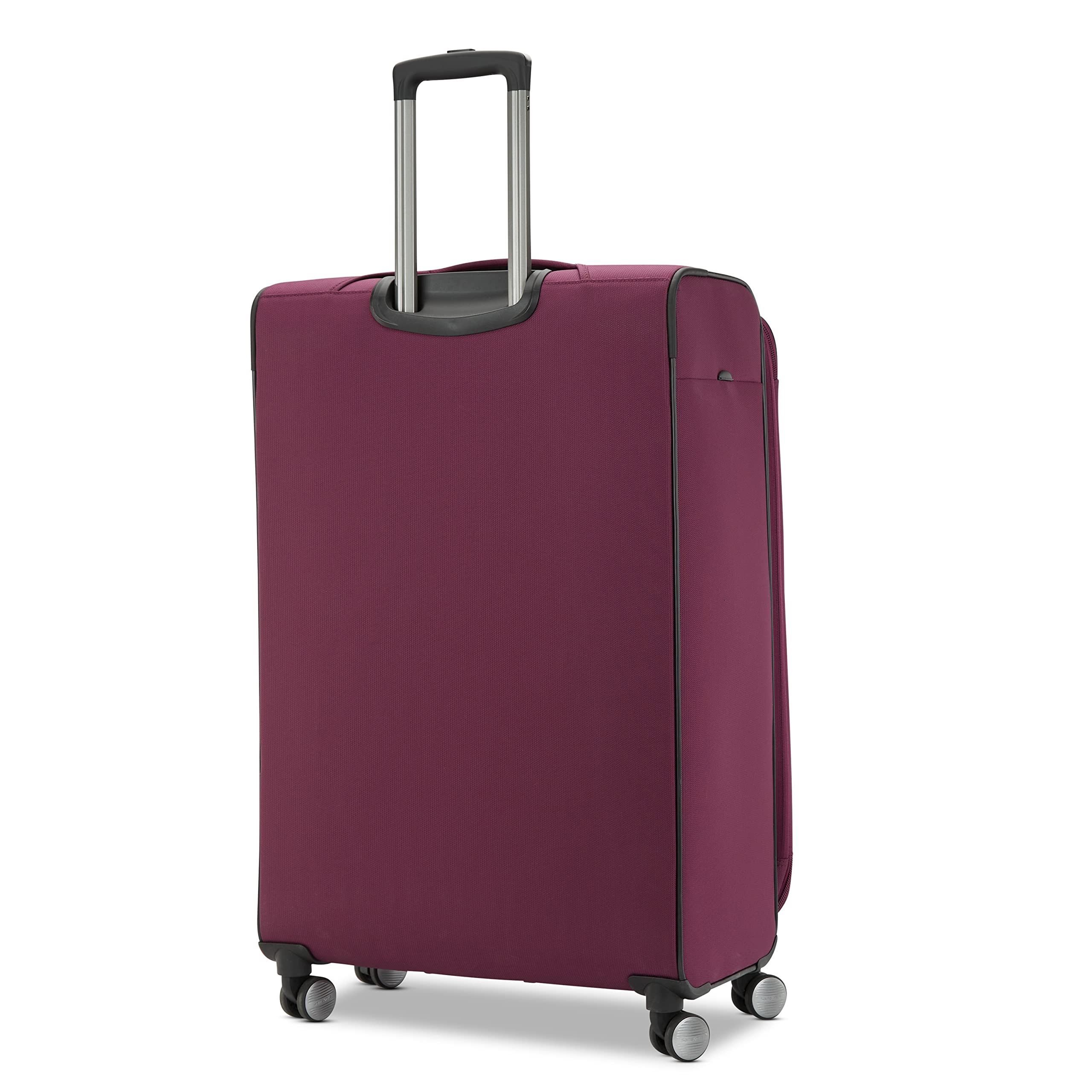 Samsonite Ascella 3.0 Expandable Softside Spinner Luggage with 360° Wheels - Light Plum Suitcase for Travel, Business Trips & Weekend Getaways