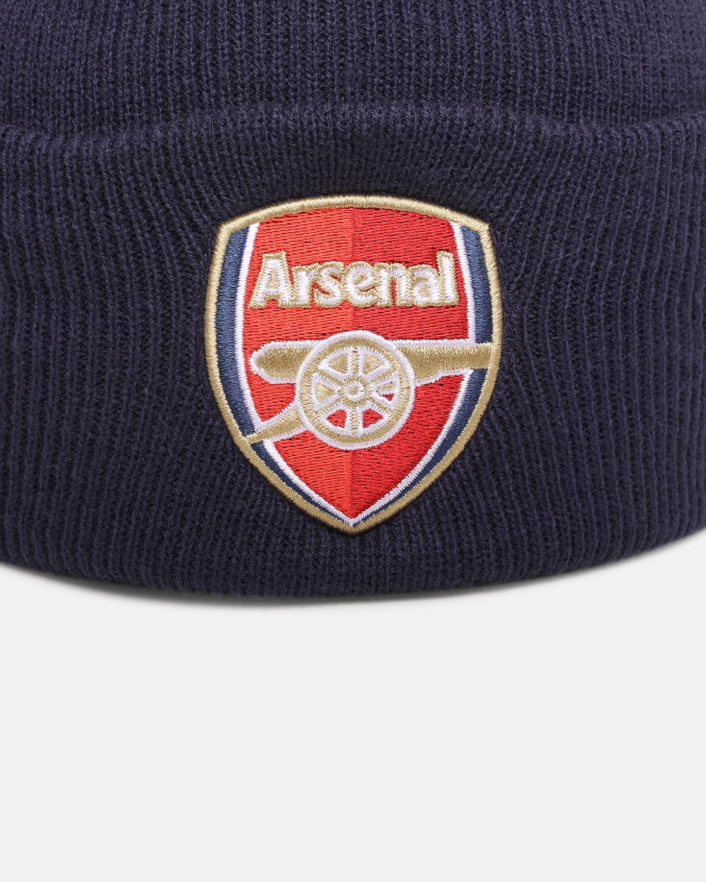 Arsenal FC Premier League Supporters Lightweight Knit Beanie Hat - Navy Blue 47 Brand for Men & Women - Perfect for Cold Weather & Football Games