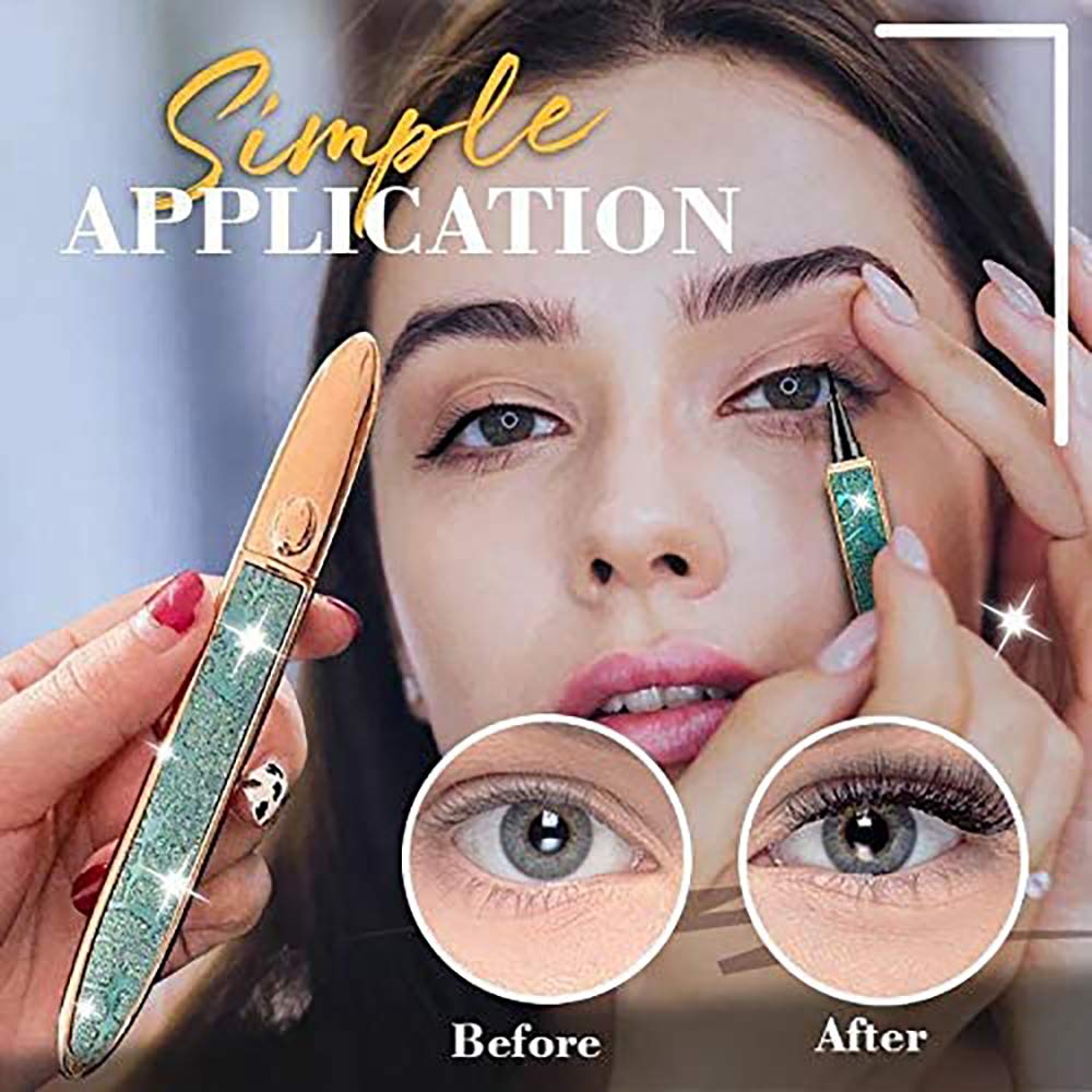 LELEBEAR 2 Pack Self-Adhesive Eyeliner Strips - Long Lasting Agaze Line N Lash (Pearl & Pearl) for Natural Eye Makeup | Perfect for Daily Wear, Parties & Special Occasions