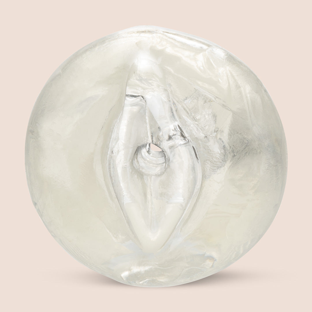 CalExotics Basic Essentials® Tight P—ssy Ribbed Tunnel Plug - Sensual Anal and Vaginal Stimulation for Couples & Solo Play