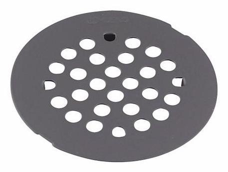 4 1/4 Inch Snap-In Shower Drain Cover - Wrought Iron Design - Moen 101663WR - Perfect for Bathroom Renovation & Water Drainage Protection
