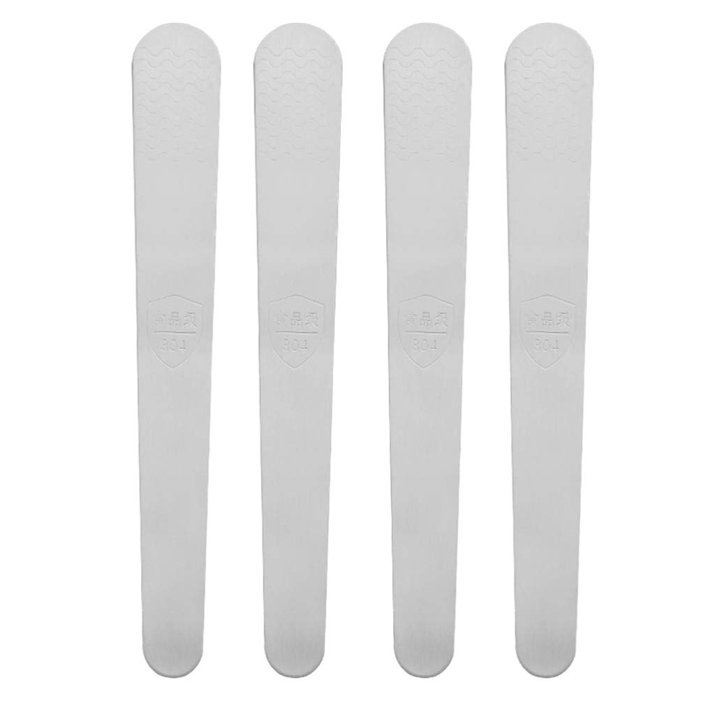 Stainless Steel Dumpling Maker Spoon Set - 4pcs Dumpling, Pierogi & Butter Jam Spreaders - Durable Kitchen Tools for Baking, Cooking & Food Prep - Perfect for Homemade Dumplings, Pastries & Spreads