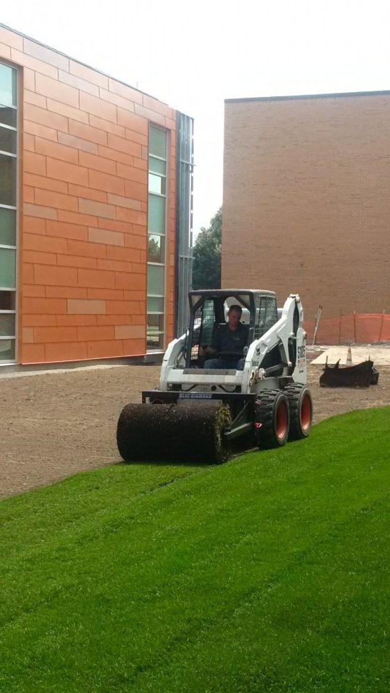 Blue Diamond® Skid Steer Sod Roller - Heavy Duty Lawn Roller for Landscaping, Golf Courses & Sports Fields | Perfect for Smoothing & Compacting Soil, Grass Seedbed Preparation & Turf Installation
