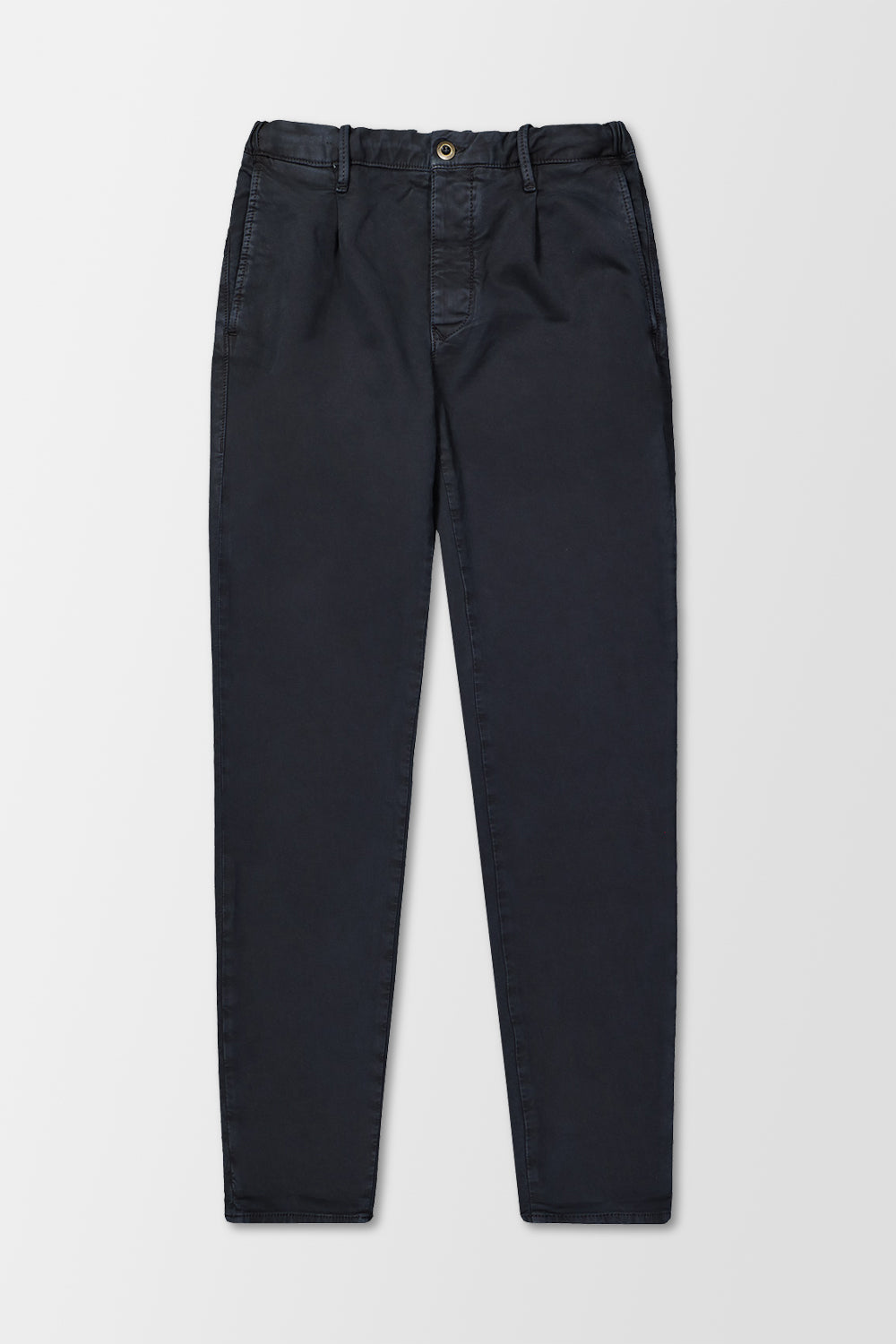 Premium Incotex Blue Dress Pants for Men - Slim Fit Business Casual Trousers for Office & Formal Wear