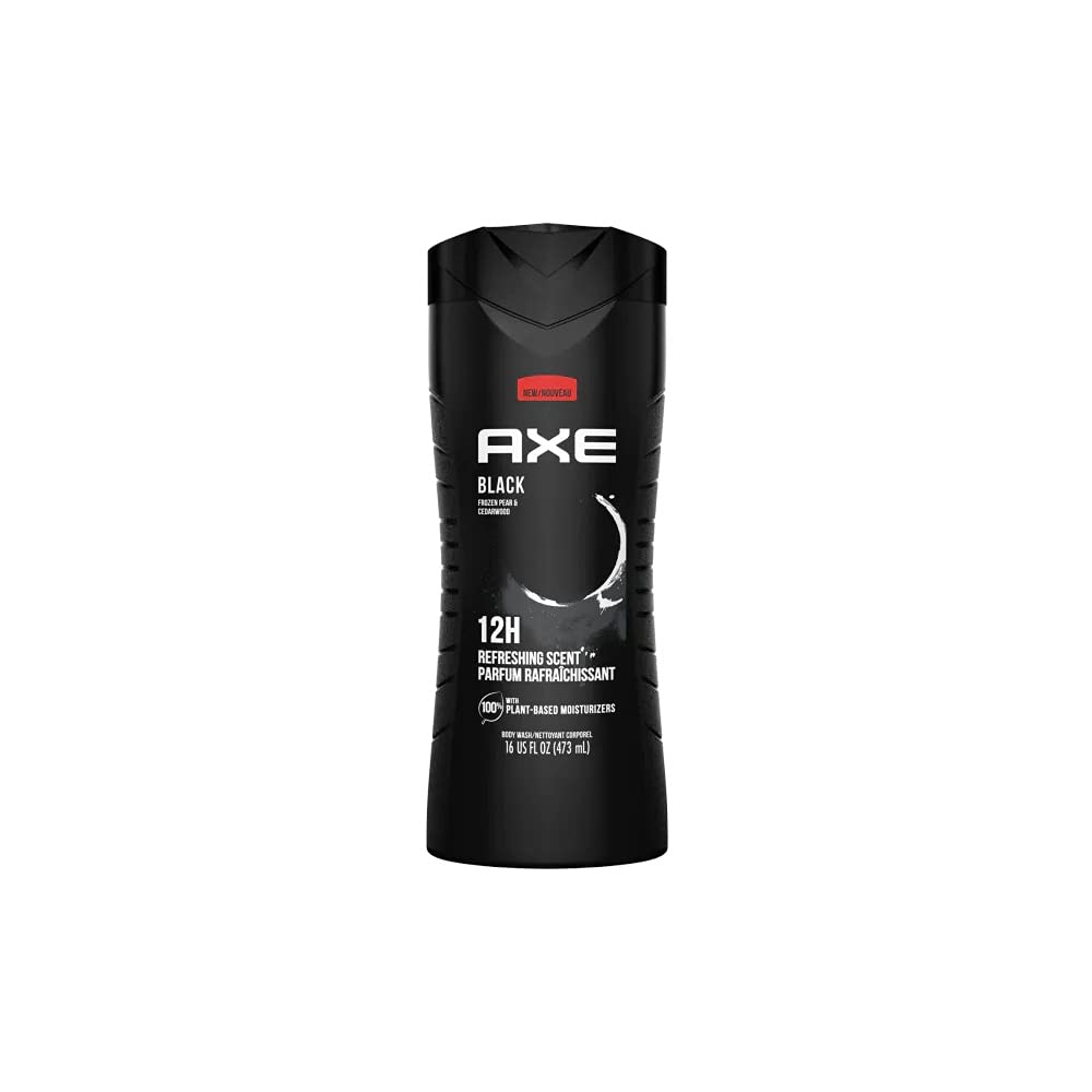 Axe Body Wash for Men, Black 16 oz (Pack of 10) - Refreshing Shower Gel with Long-Lasting Fragrance, Ideal for Gym, Work & Daily Use