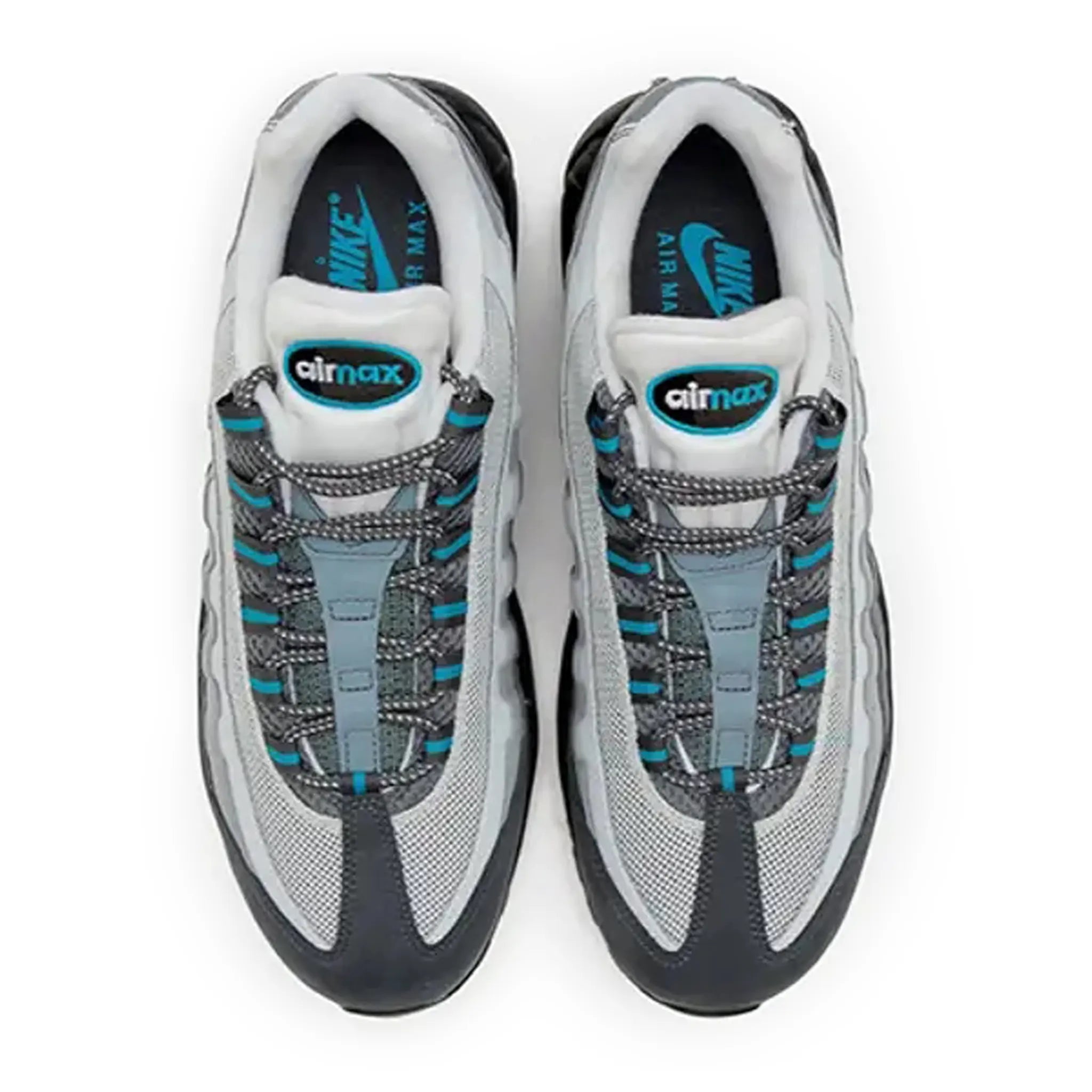Nike Air Max 95 Baltic Blue Running Shoes for Men - Lightweight Cushioned Sneakers with Air-Sole Unit - Perfect for Jogging, Gym Workouts & Casual Wear