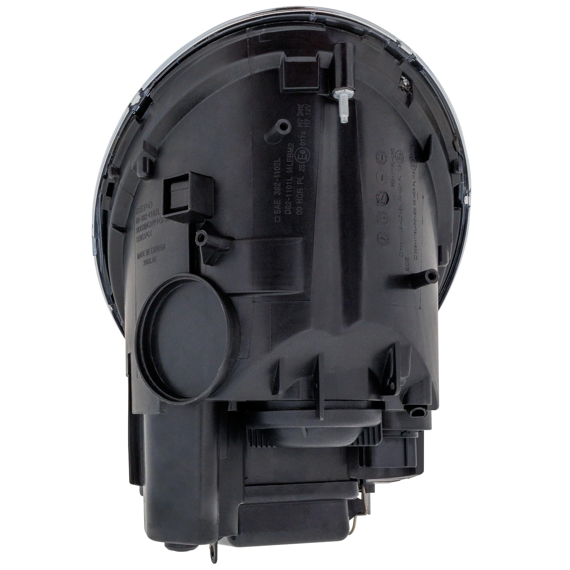 Go-Parts - Replacement Halogen Headlight Assembly for Mini Cooper 2005-2008 Right Passenger Side (Without Headlight Washer) - Perfect for Night Driving & Foggy Conditions