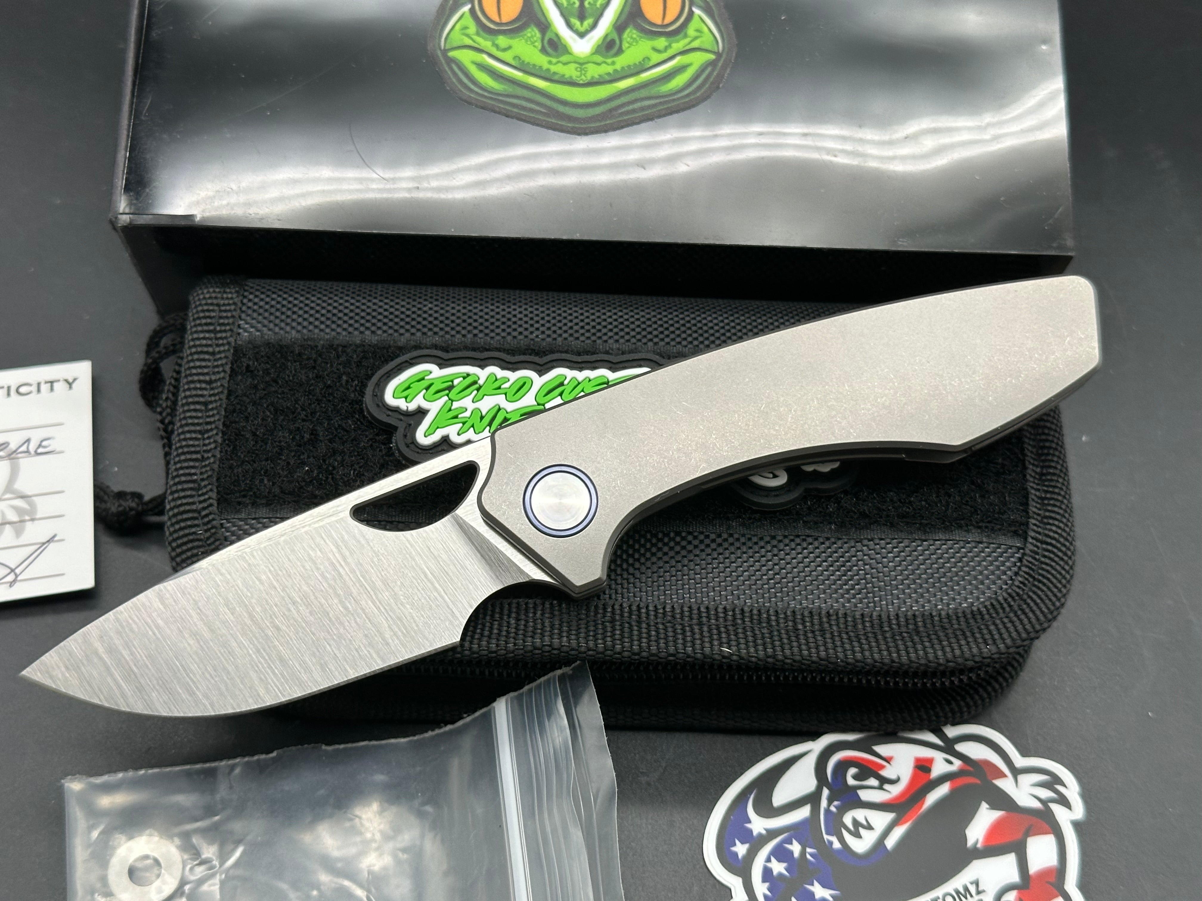 Premium Gecko Customz Sikorae Folding Knife - 3.04