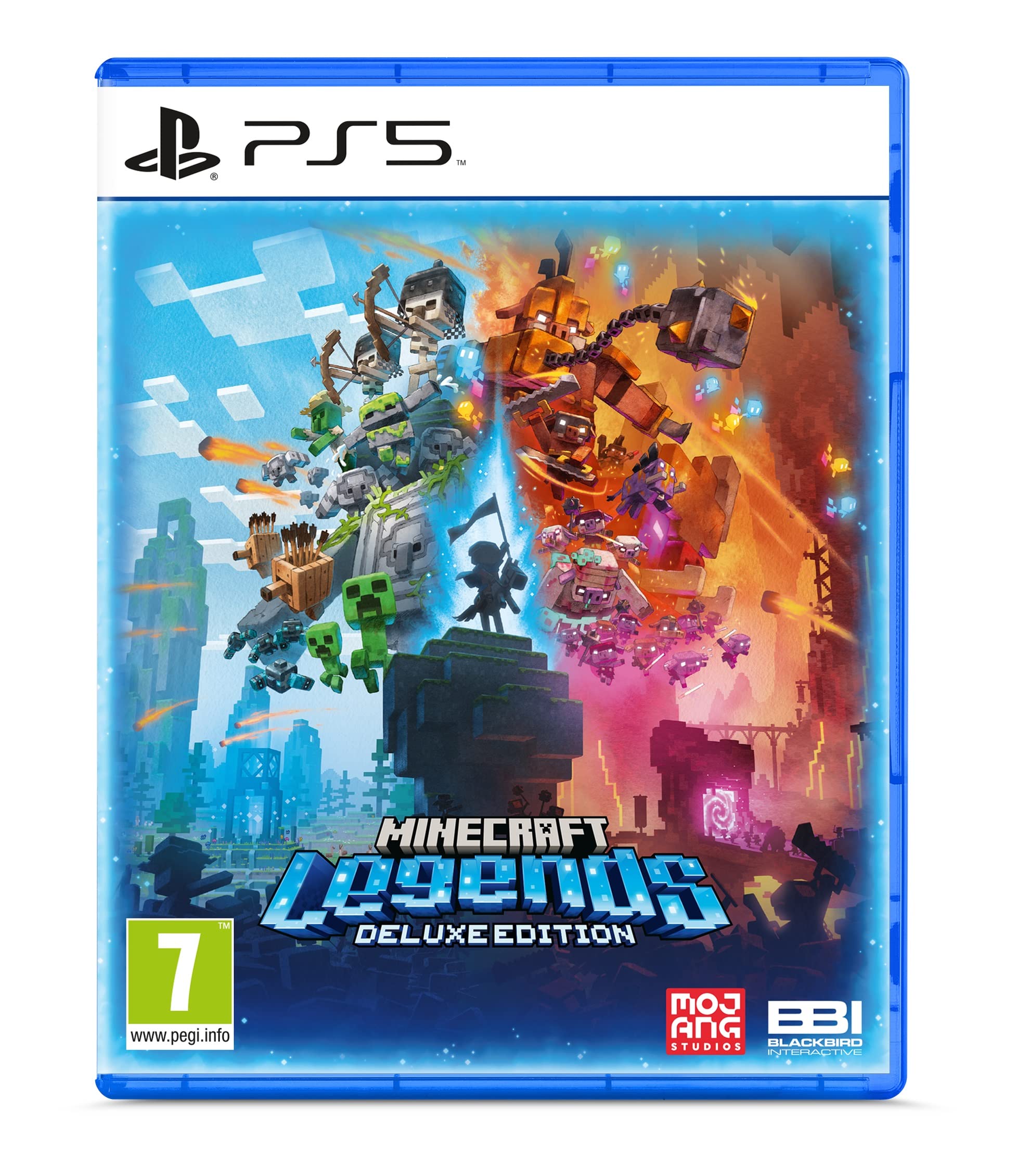 Minecraft Legends - Deluxe Edition for PlayStation 5 (PS5) | Action-Adventure Game | Perfect for Family Gaming & Collectors