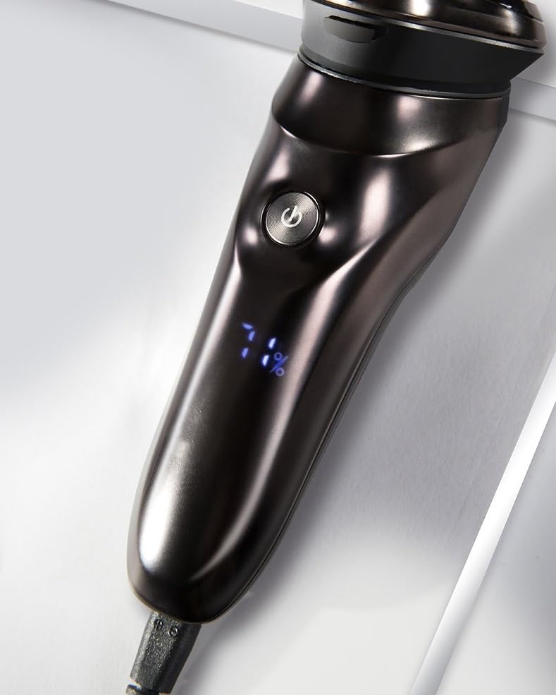 Electric Head Shaver for Men - Cordless Bald Head Shaving Machine with 1 Blade, Waterproof Beard Trimmer & Razor for Smooth Shave - Perfect for Travel, Gym & Daily Grooming