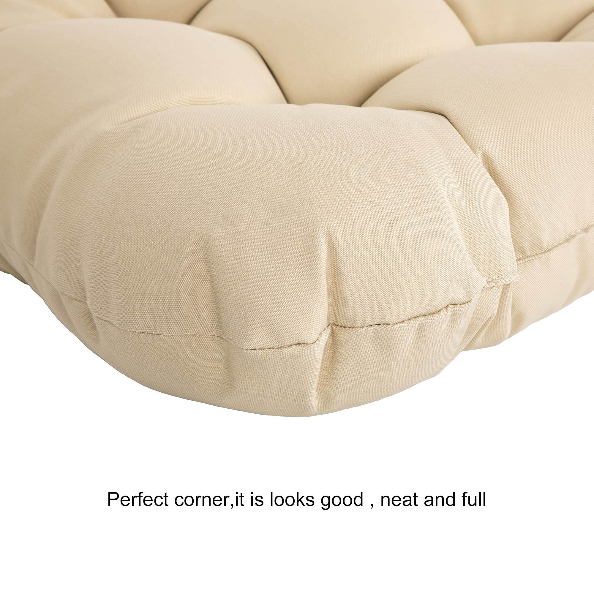 **ARTPLAN All-Weather Outdoor Cushions Set of 5 – Waterproof Loveseat & Bench Cushions with Tufted Design for Patio, Garden, and Poolside Furniture – Perfect for Relaxing Outdoors**