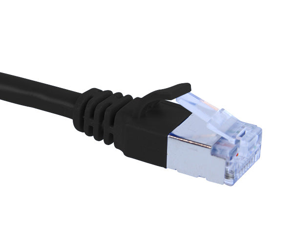 CAT6A Ethernet Patch Cable 15ft - Slim6AS Series Shielded Snagless Boot U/FTP RJ45 for High-Speed Networking, Gaming & Home Office Setup