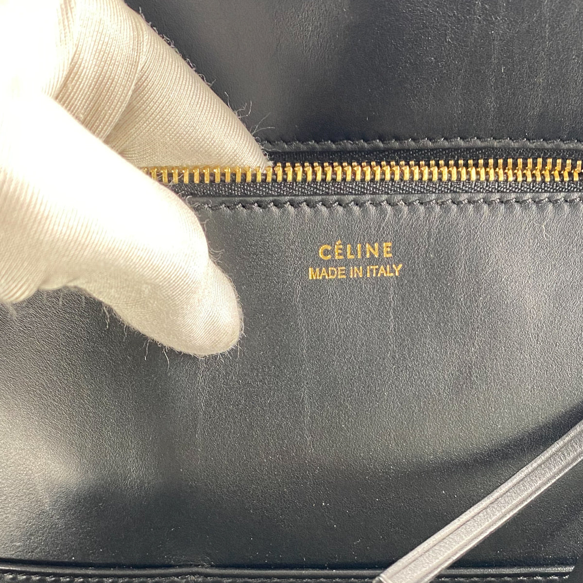 Celine Tie Tote Bag for Women - Black Leather Shoulder Handbag - Perfect for Work, Travel & Everyday Use
