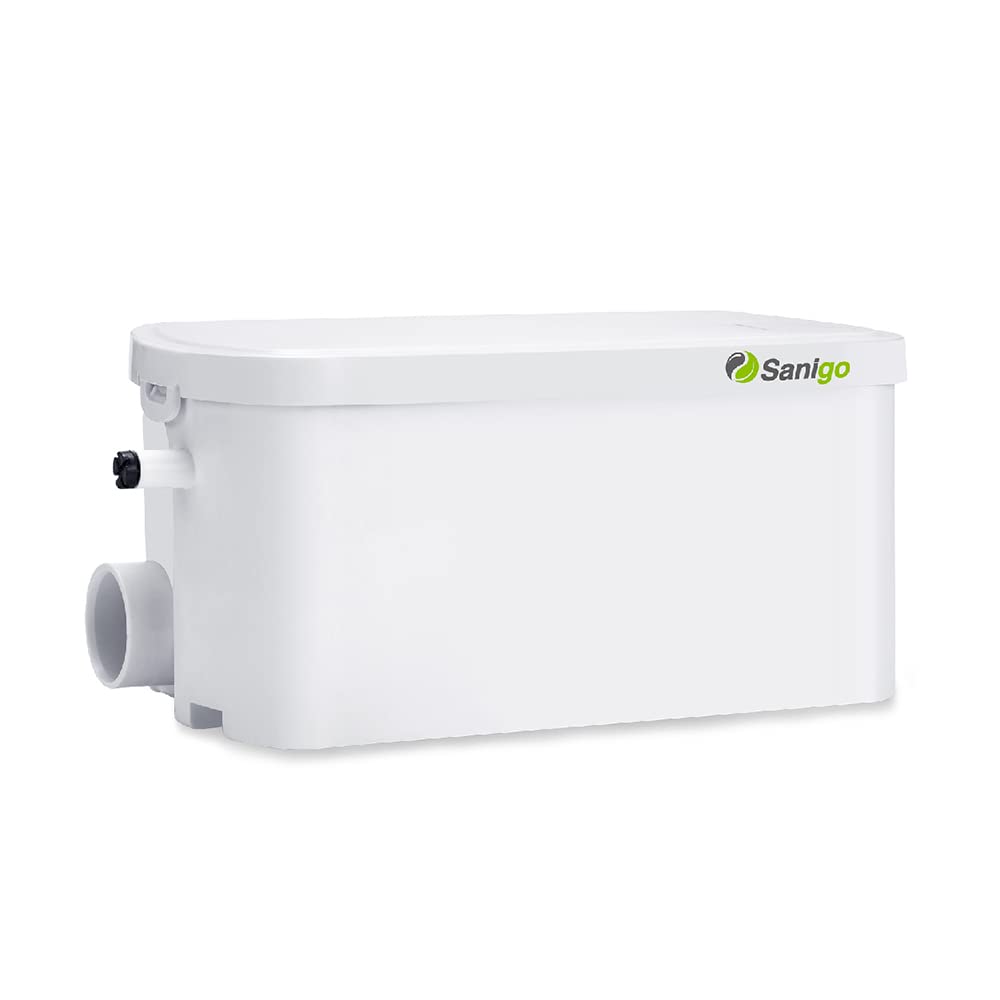 SANI-S250C Silent Sanitary Grinder Pump with Dual Inlets - Perfect for Shower and Bathroom Waste Lifting