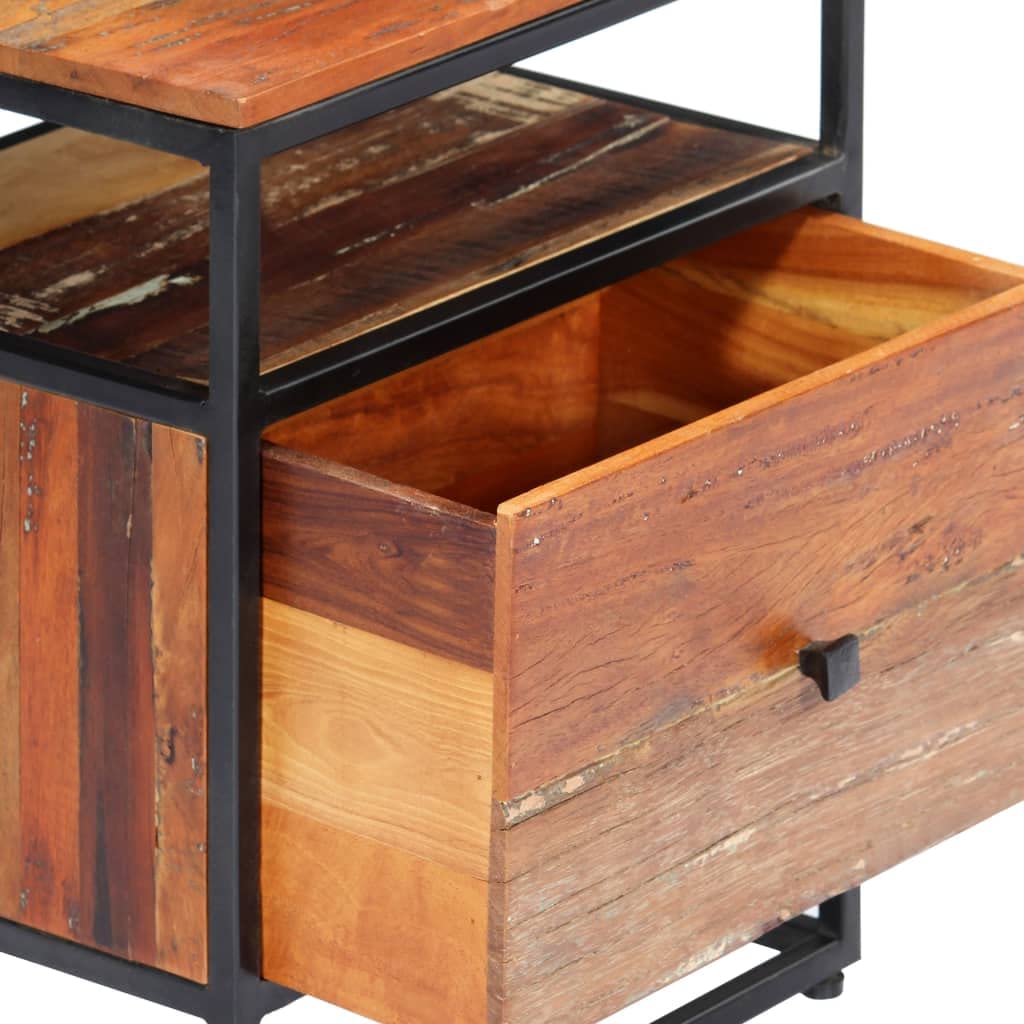 Modern Nightstand with Drawer & Shelf - 15.8