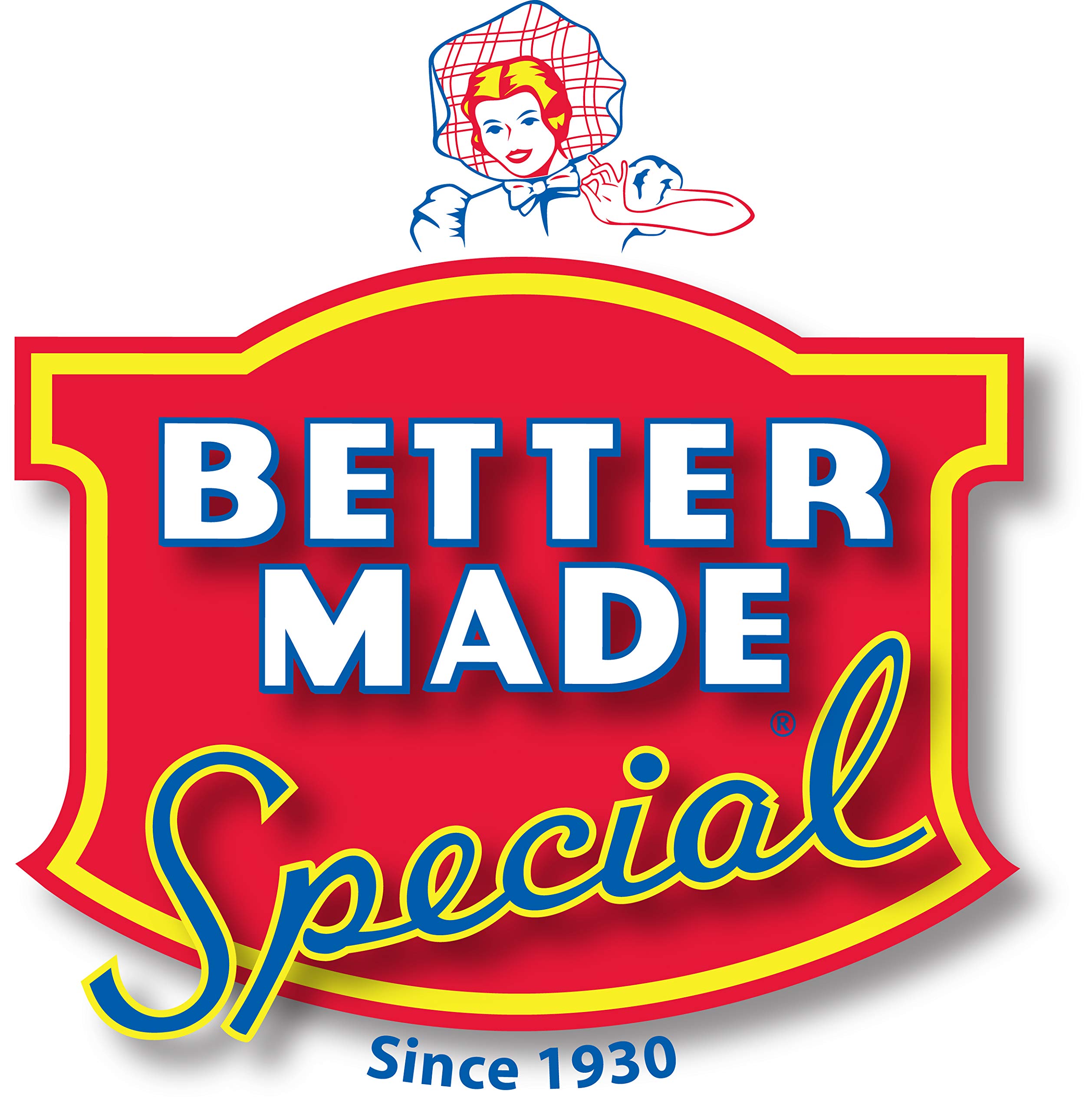 Better Made Sweet BBQ Potato Chips - 4 Pack (8.5oz Bags) - Crispy, Crunchy, Gluten-Free Snacks - Family-Owned Brand - Perfect for Picnics, Parties & Game Night Snacking