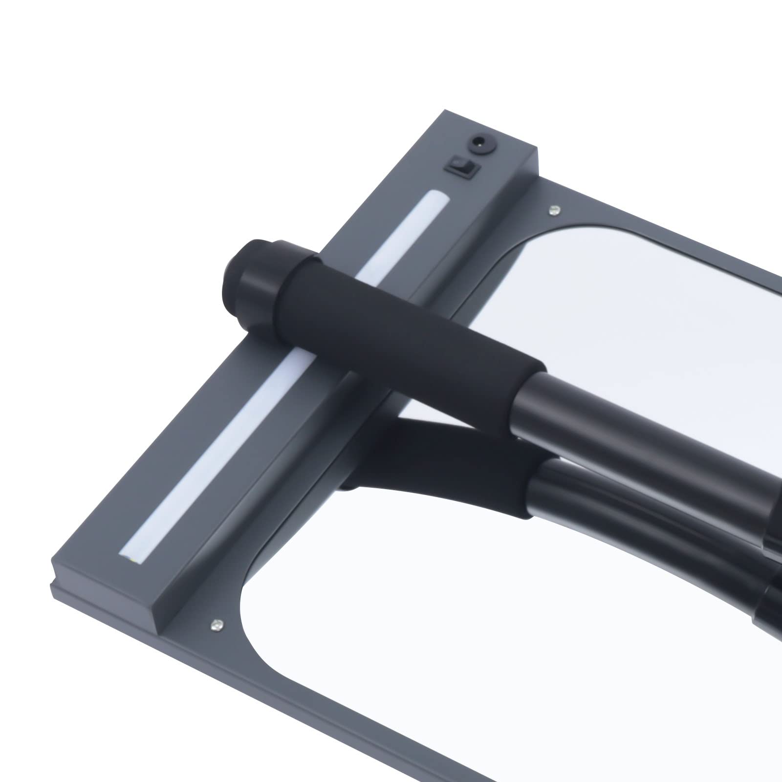 Telescopic Vehicle Inspection Mirror with LED Light & Swivel Wheels - Extendable Under Car Inspection Tool for Mechanics, Security Checks & DIY Auto Maintenance