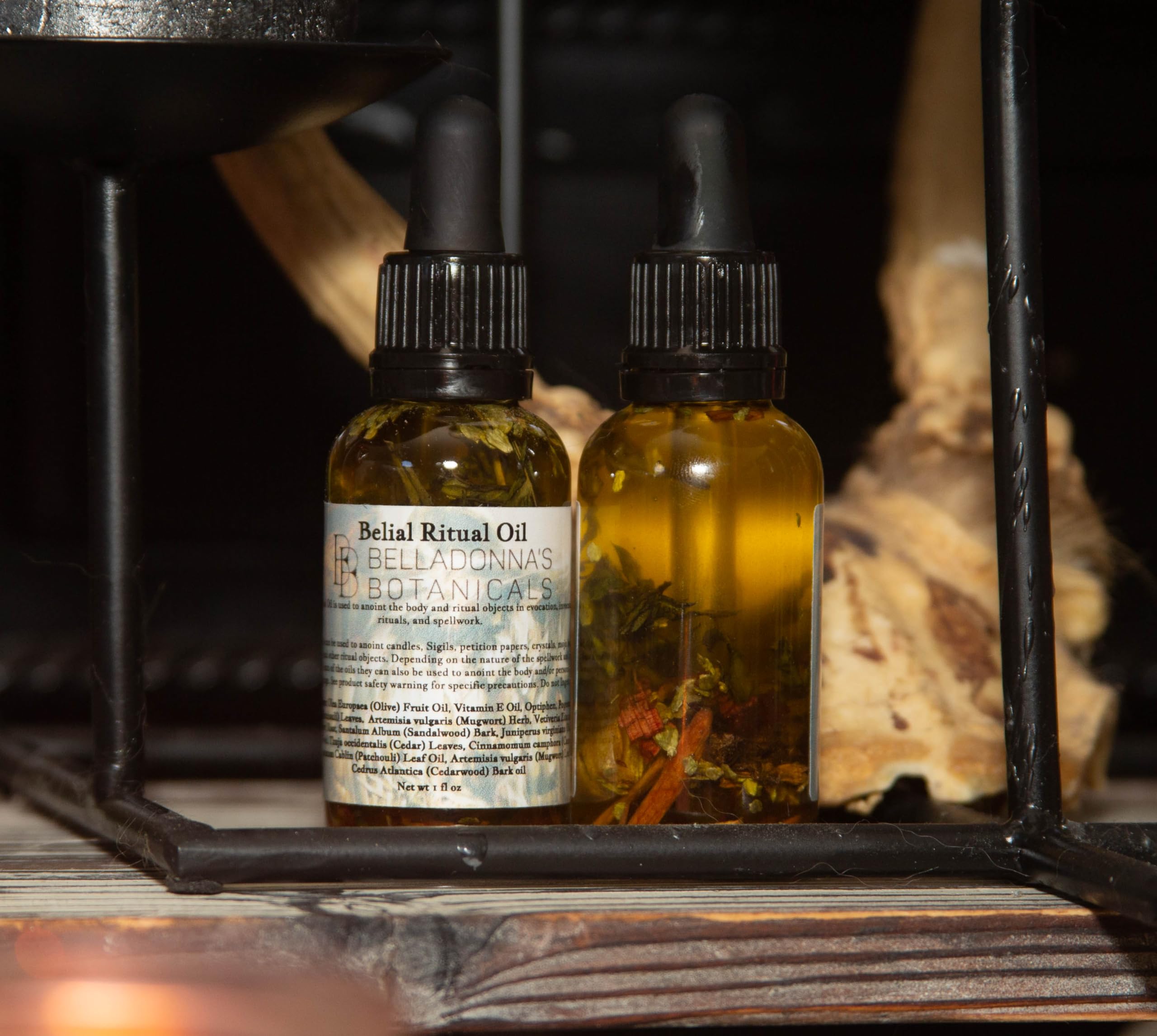 Belial Ritual Oil - Premium Occult Anointing Oil for Ceremonies, Spells & Spiritual Work | Perfect for Wiccan, Pagan & Dark Magic Rituals