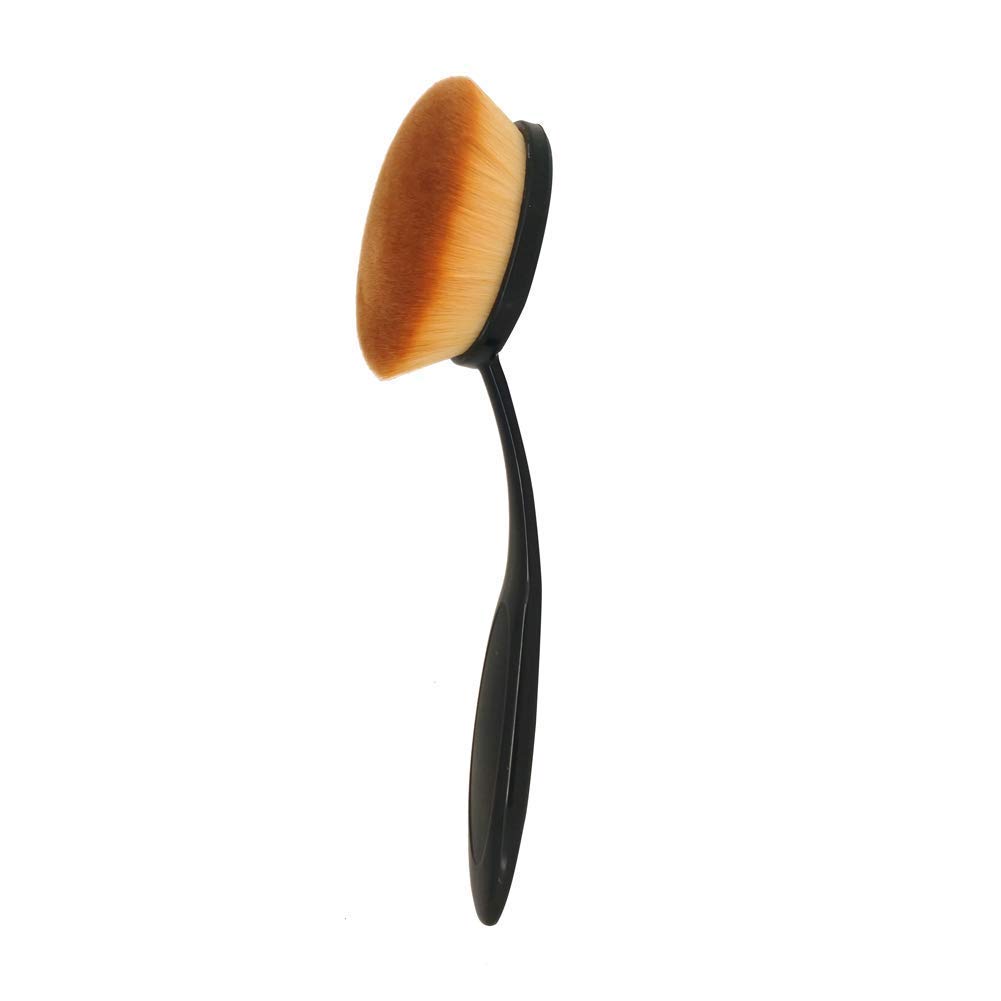 Lusty Soul Oval Foundation Brush - Professional Makeup Brush for Liquid, Cream & Powder | Blending Foundation, Blusher & Face Powder | Perfect for Everyday Makeup & Professional Beauty Looks