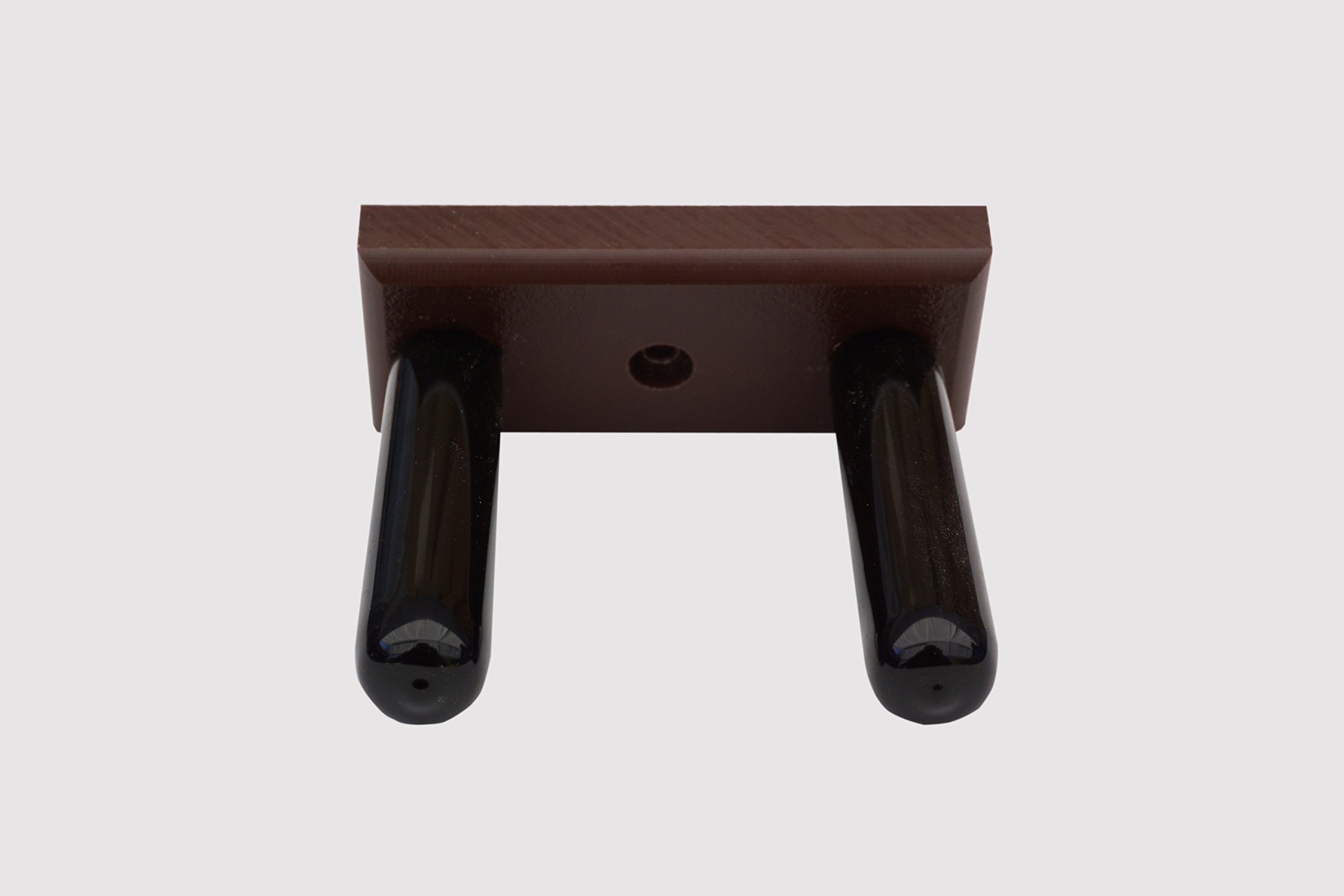 Heavy Duty Snow Shovel Holder - Made in USA - Wall Mounted Garage Storage - Brown - Perfect for Winter Tool Organization in Home & Garage