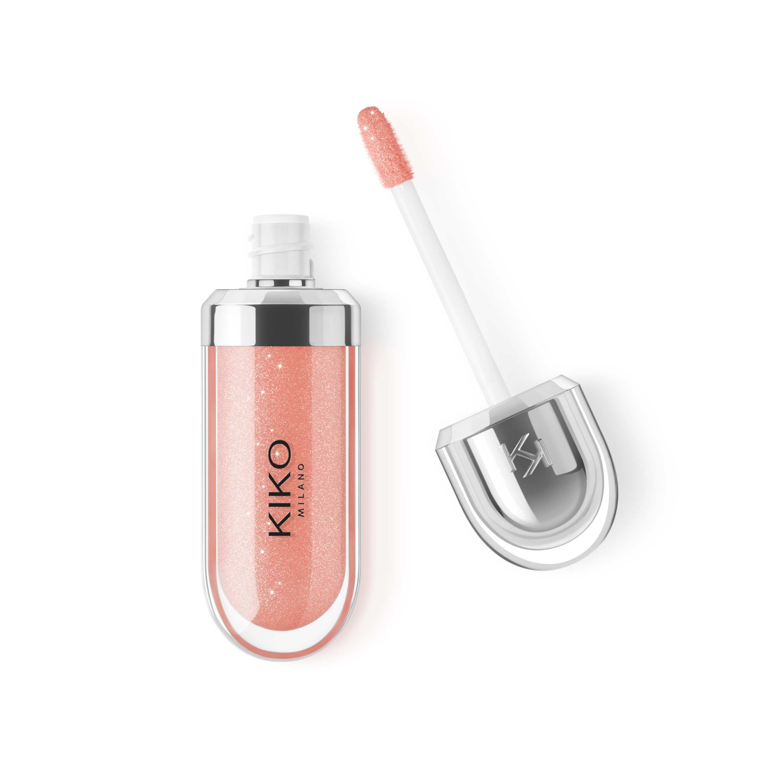 KIKO Milano 3D Hydra Lipgloss 03 - Hydrating Plumping Lip Gloss for Full 3D Lips | Perfect for Day & Night Wear, Special Occasions & Makeup Looks