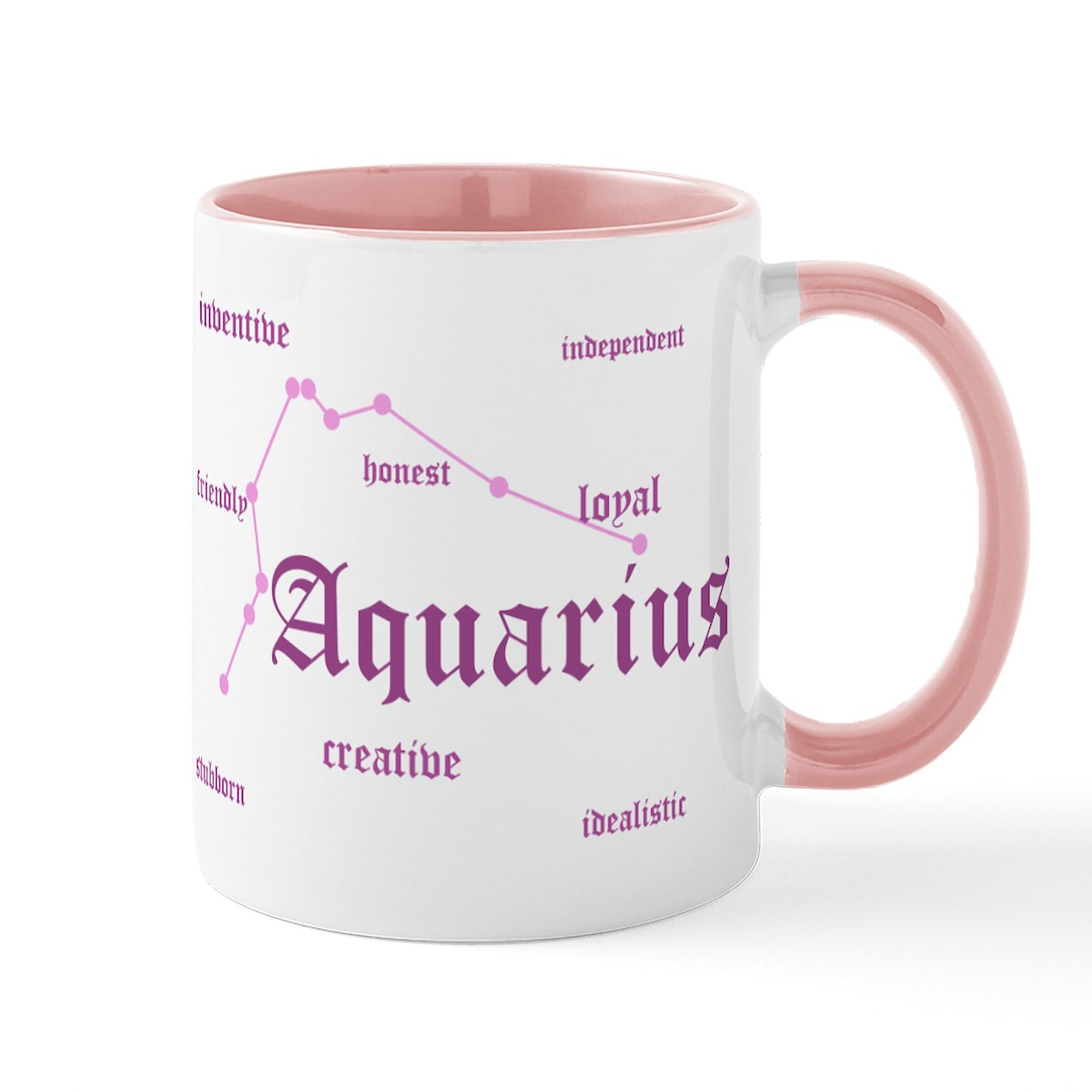 11 oz (325 ml) Aquarius Zodiac Ceramic Coffee Mug - Perfect for Tea, Hot Chocolate & Office Use - Unique Gift for Astrology Lovers