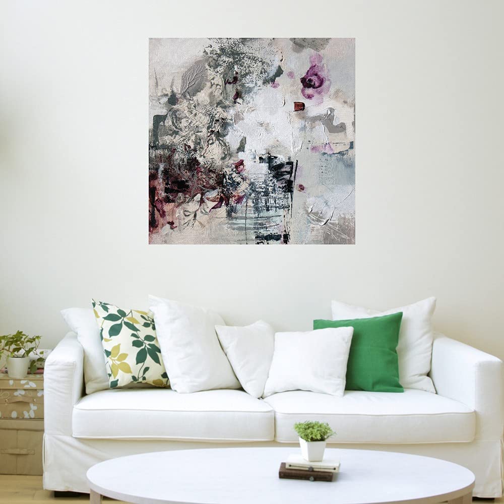 Sabine Liva Glitz Canvas Wall Art - 37x37 Inch Modern Abstract Painting for Living Room, Bedroom, Office Decor - Ready to Hang Fine Art for Home & Commercial Spaces - Perfect for Housewarming Gifts & Interior Design