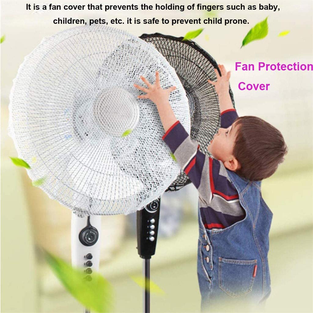 Flame Retardant Child Safety Fan Cover - Mesh Protection for Household Fans, Baby Proofing & Pet Safety (1pc) - Perfect for Nursery, Bedroom & Living Room