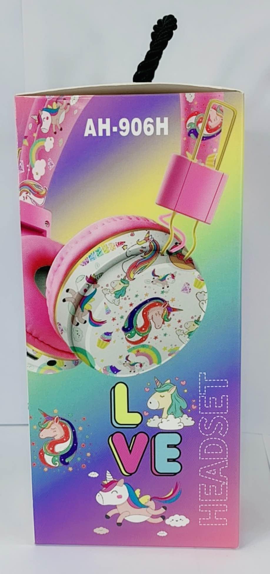 **Wireless Unicorn Headphones for Girls - Bluetooth Kids Headphones with Microphone, Adjustable Over-Ear Toddler Headphones for Ages 2+, Compatible with iPad/Fire Tablet (Purple) - Perfect for School, Travel & Home Learning**