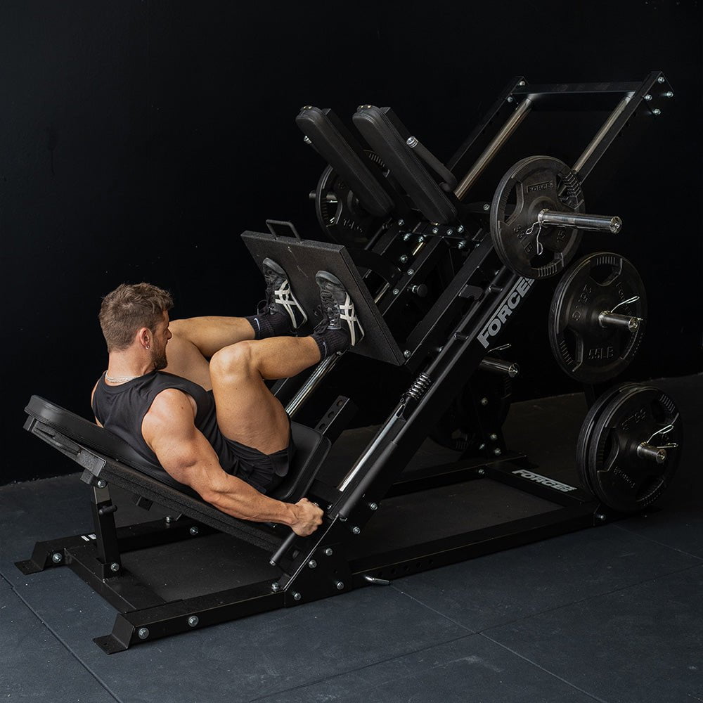 Force USA Original Leg Press Hack Squat Machine - Heavy Duty Home Gym Equipment for Strength Training & Leg Workouts - Perfect for Home Gyms & Commercial Fitness Centers