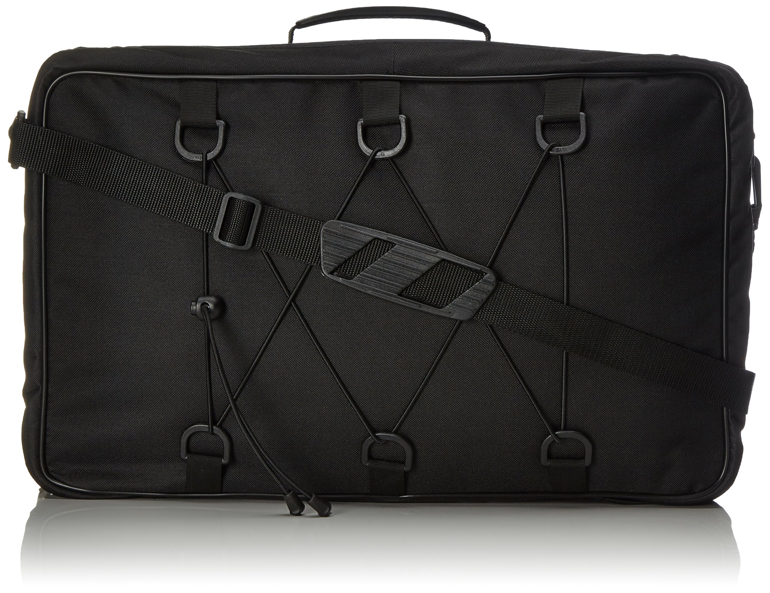 Black Bicycle Topcase Bag with Polycarbonate Inner Tray TC6200 - Waterproof Bike Storage for Commuting, Touring & Urban Cycling