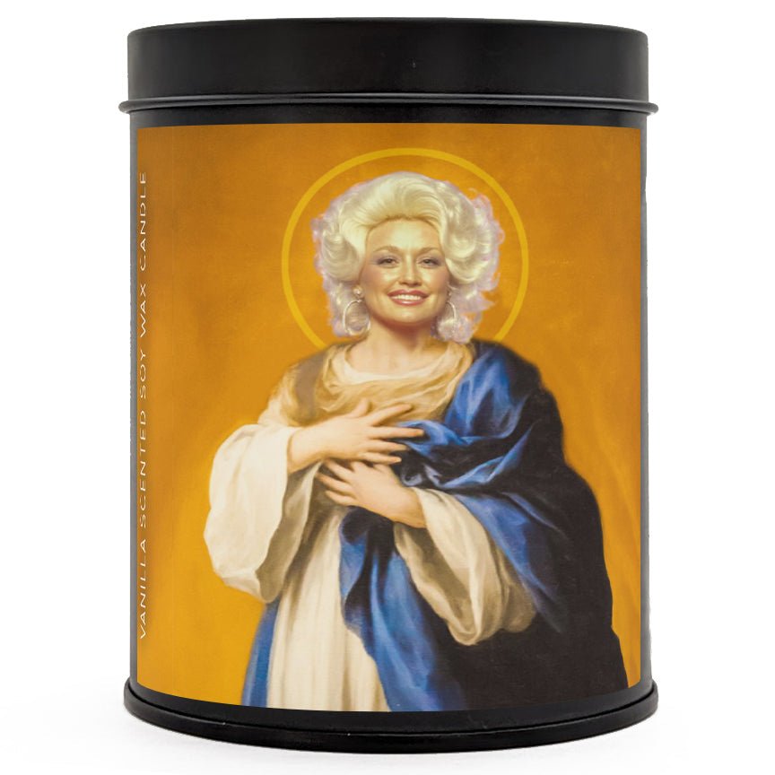 Saint Dolly Parton Scented Candle - Country Music Inspired Soy Wax Candle for Home Decor, Gifts & Relaxation - Perfect for Living Room, Bedroom & Spa Ambiance