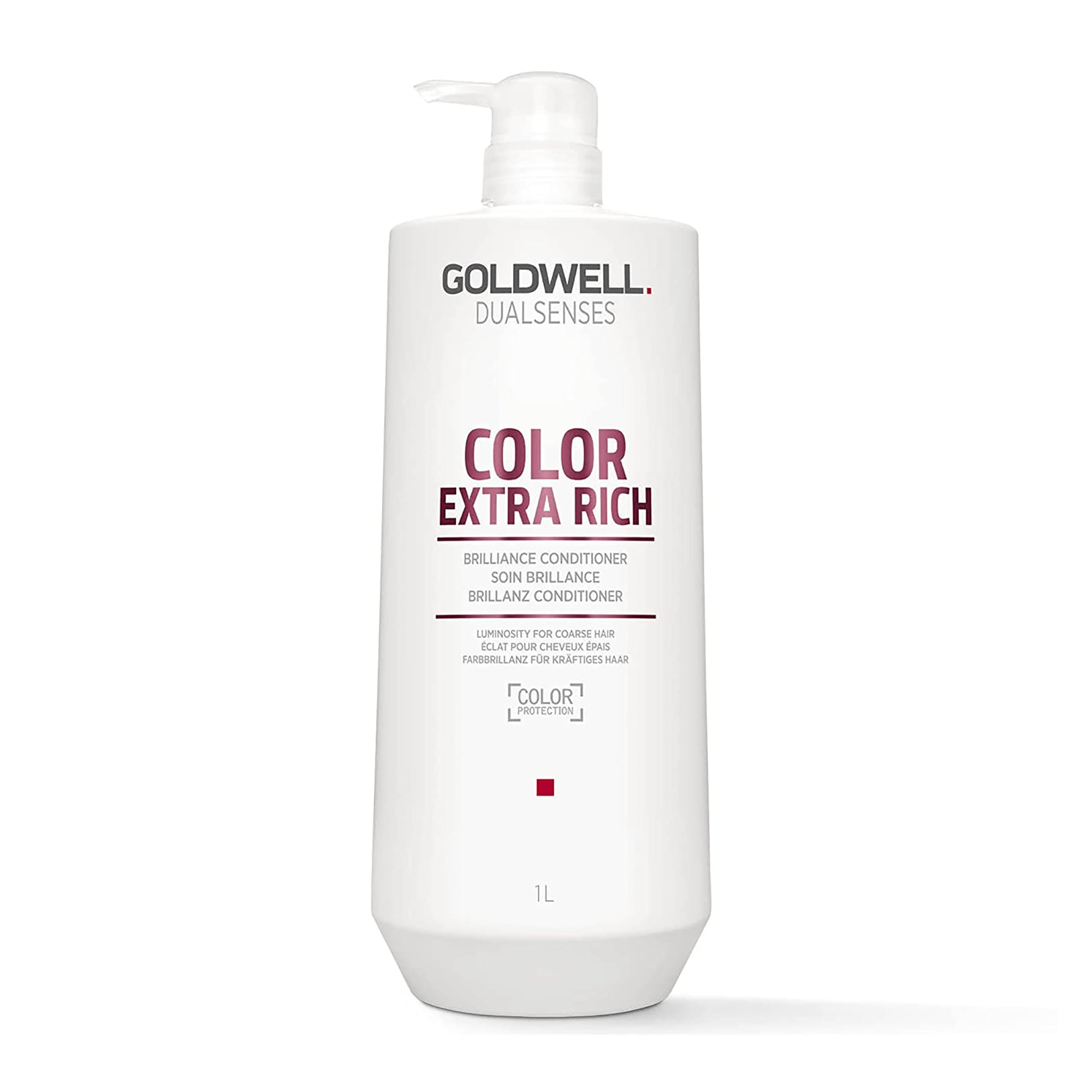 Goldwell DualSenses Color Extra Rich Brilliance Conditioner - 33oz for Vibrant, Long-Lasting Hair Color - Perfect for Color-Treated & Dry Hair at Home or Salon