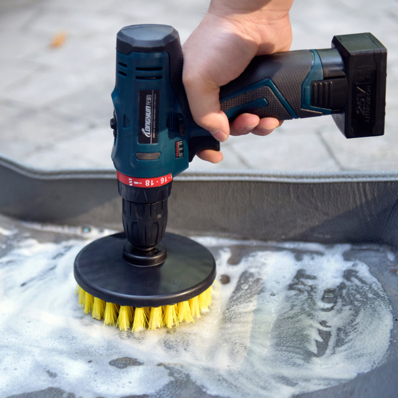5 Rotary Carpet Power Brush - Single Head Electric Carpet Cleaner Attachment for Deep Cleaning - Perfect for Home, Office & Pet Hair Removal