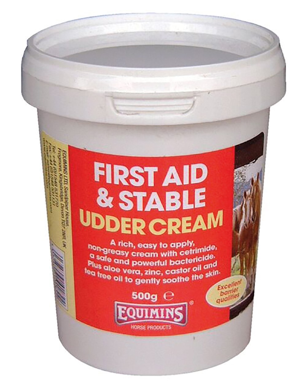 Equimins Udder Cream for Horses - Soothing & Moisturizing Balm for Dry, Cracked Skin | Ideal for Hooves, Elbows & Winter Care